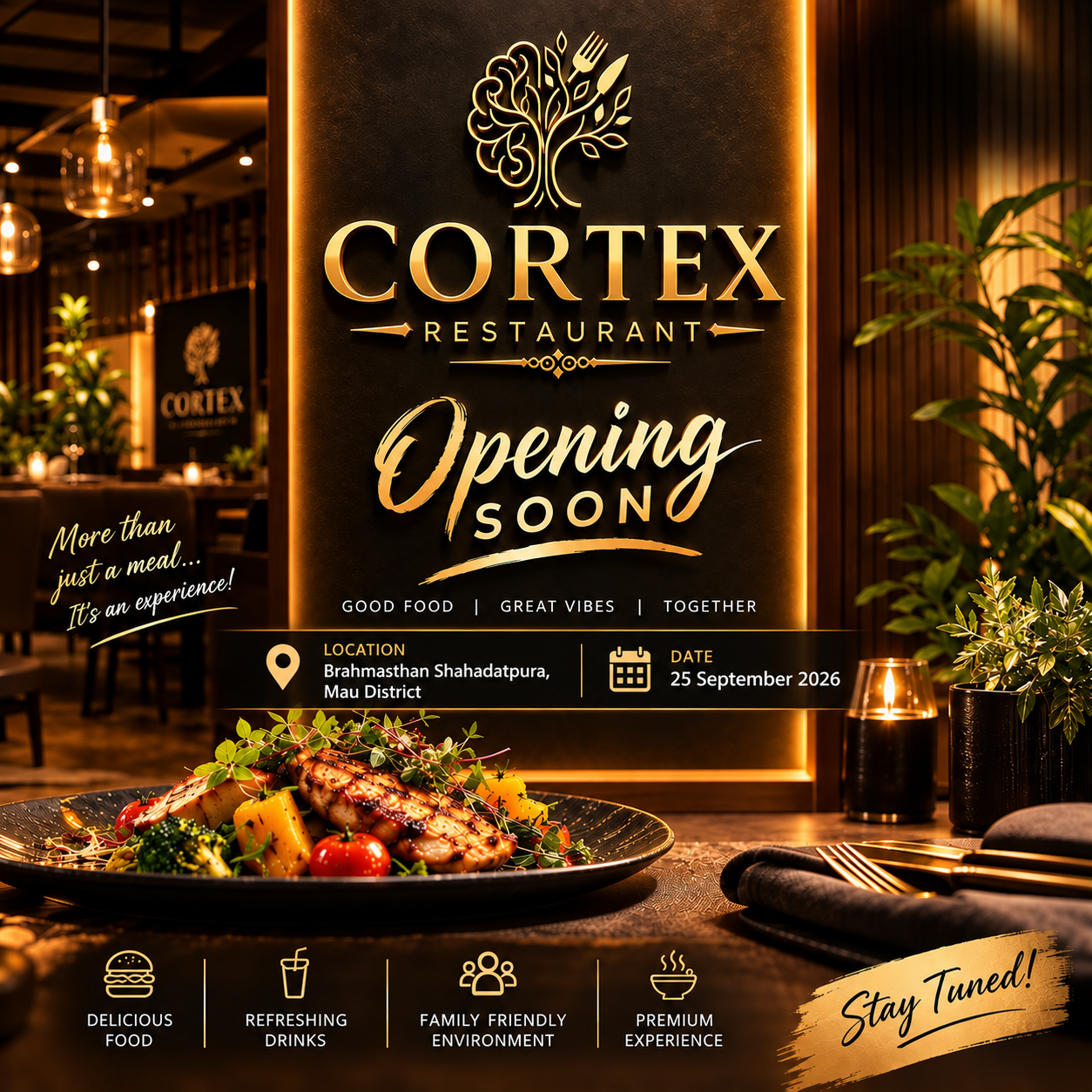 Cortex Restaurant Coming Soon