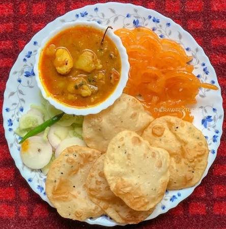 Poori Sabzi & Jalebi