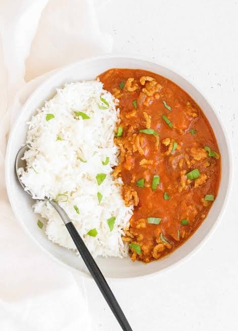 Chicken Masala Rice Bowl
